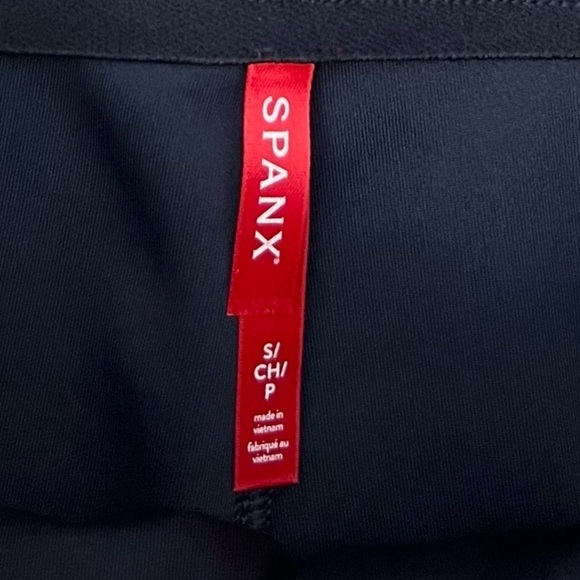 NWT Spanx Faux Suede Flare Pants in Classic Navy - Picture 8 of 11